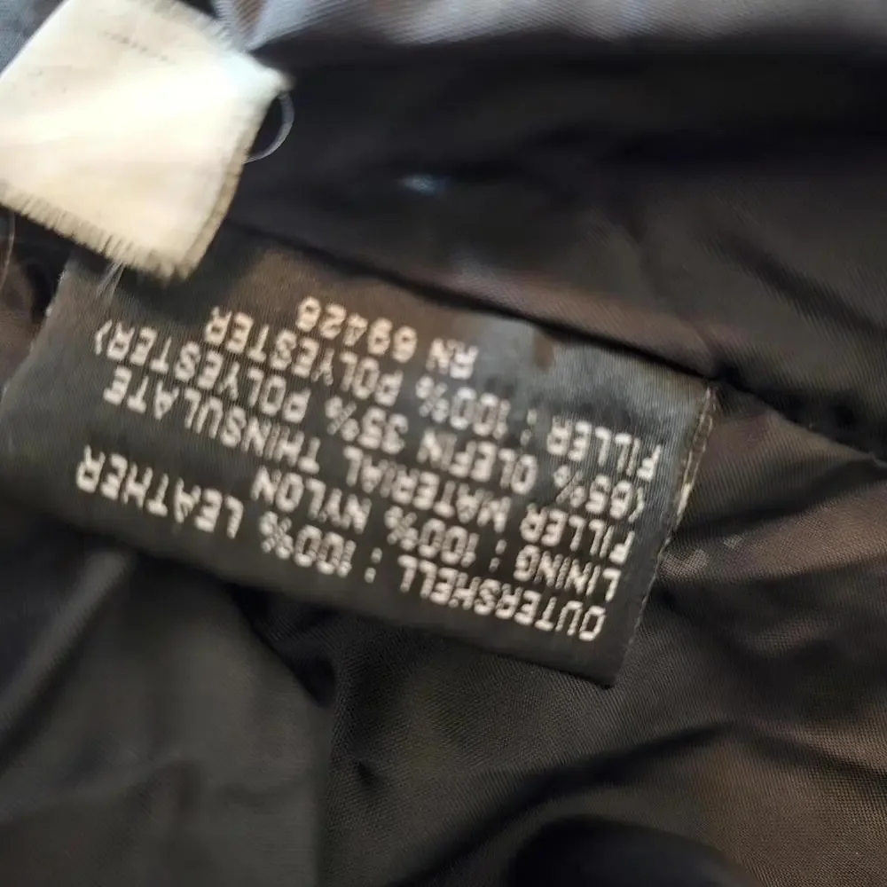 Wilson's Leather Black Bomber Jacket - 2XLT